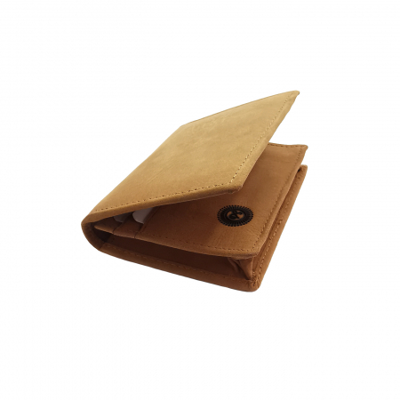 Portofel piele naturala port card RFID maro Personal Style 00P011 [3]