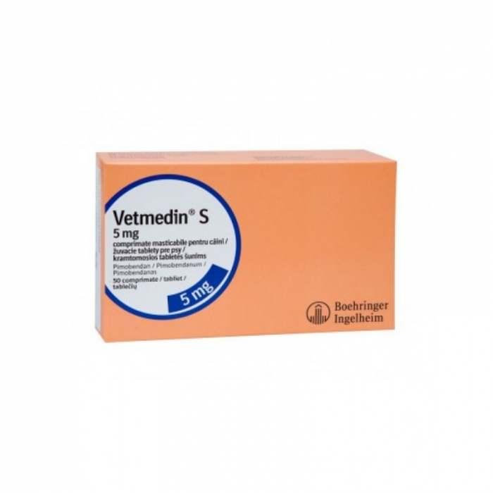 Vetmedin 5 mg 50 tablete masticabile [1]