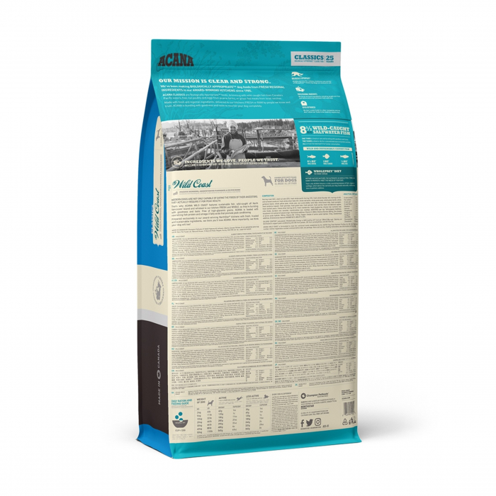 ACANA Classics Wild Coast, Adult, hrană uscată fără cereale câini talie mare, 14.5kg [2]