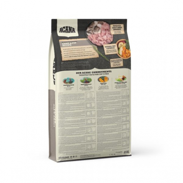 ACANA Heritage Light and Fit, hrana uscata fara cereale pentru controlul greutatii, 11.4kg [2]