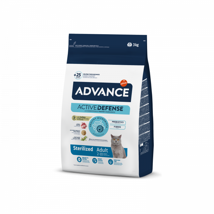 Advance Cat Adult Sterilised cu Curcan, 3 kg [2]