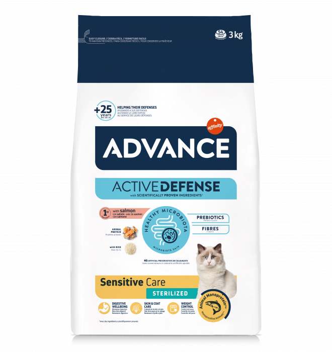 Advance Cat Sterilised Somon Sensitive, 3 kg [3]
