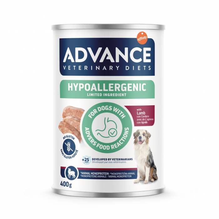 Advance, conserva hrana umeda dieta dog hypoallergenic cu miel - 400 gr