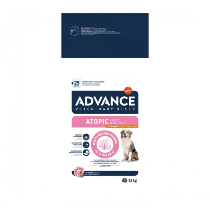 Advance Dog Atopic ,   fara cereale Cu iepure  12 kg