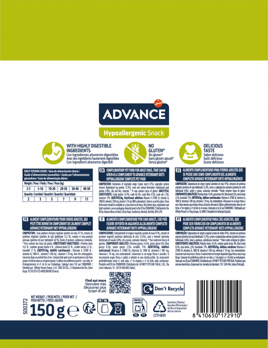 Advance Dog HYPOALLERGENIC SNACK, 150 g [3]