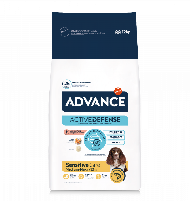 Advance Dog Sensitive Medium - Maxi Somon & Orez, 12 kg [4]