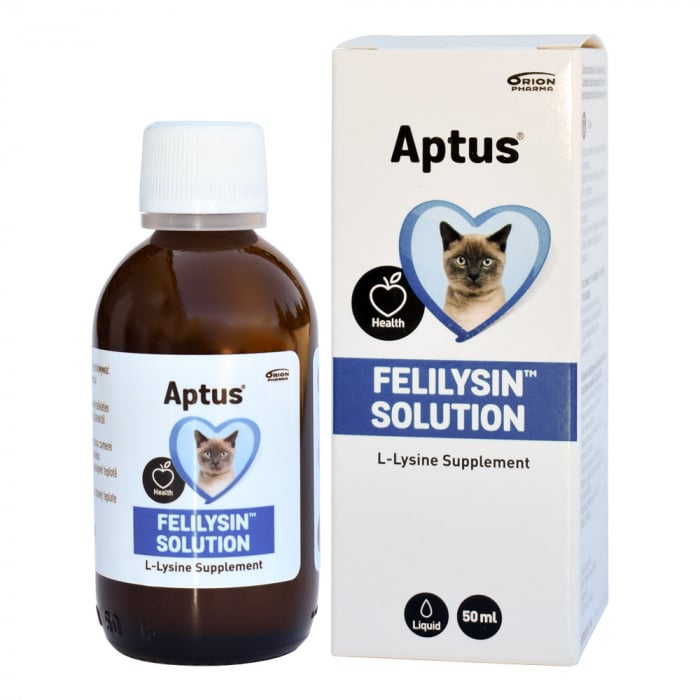 Aptus felilysin liquid, supliment alimentar pentru pisici, 50ml