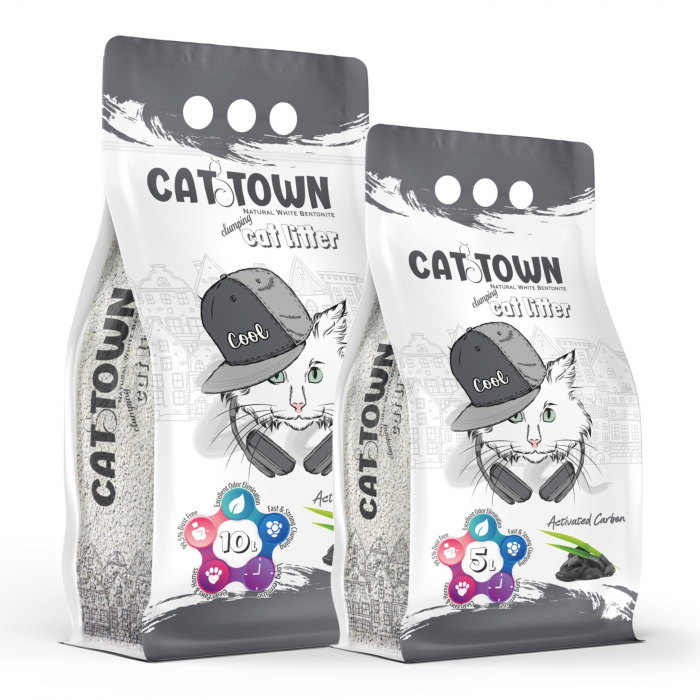Asternut Igienic Cat Town Carbon Activ pentru Pisici  5 l [2]