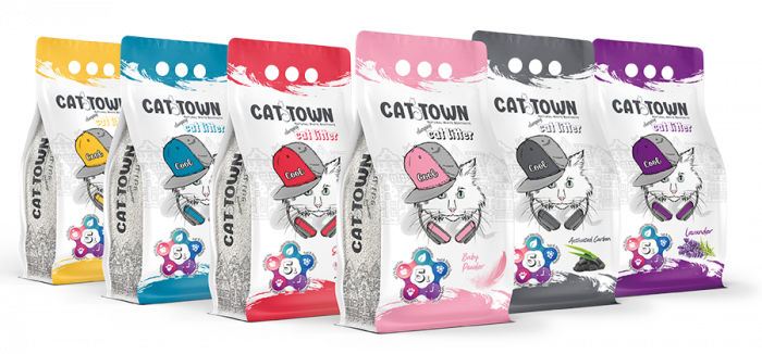 Asternut Igienic Cat Town Sakura pentru Pisici  10l [3]