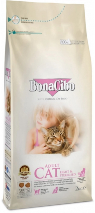 BonaCibo Adult Light Sterilised 15 kg