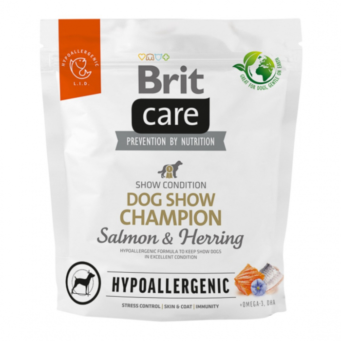 Brit Care Dog Hypoallergenic Dog Show Champion 1 kg [1]