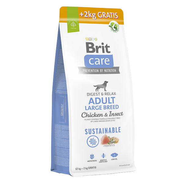 Brit Care Dog Sustainable Adult Large Breed 12 kg + 2 gratis [1]