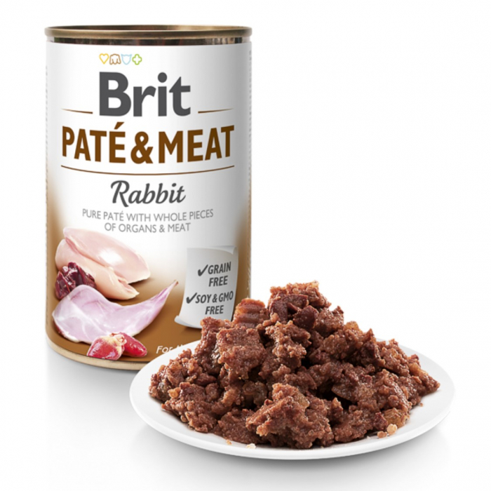Brit Pate and Meat Rabbit 400 g [2]