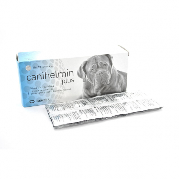 Antiparazitar intern caini CANIHELMIN PLUS 10 TABLETE
