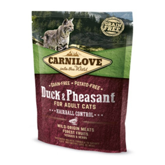 Carnilove Duck and Pheasant Cats Hairball Control 400 g