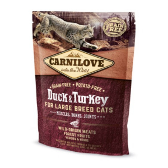 Carnilove Duck  Turkey Large Breed Cats 400 g