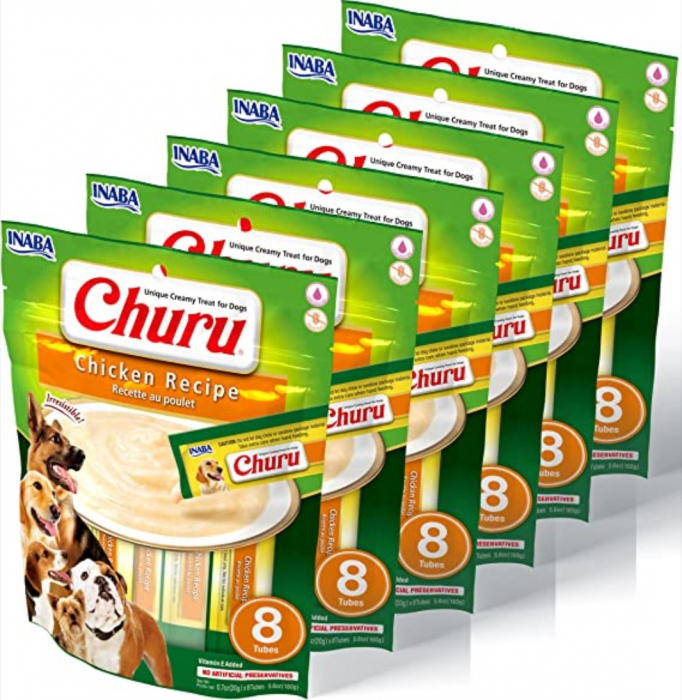 Churu Recompense Cremoase pentru caini cu Pui 4 x 14 g [2]