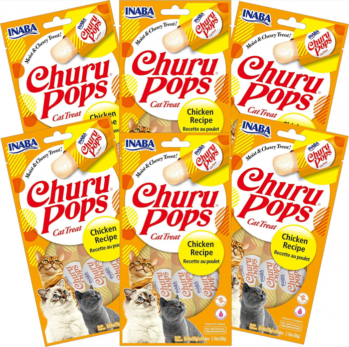 Churu Pops Recompensa Suculenta cu Pui fara cereale- 4 x 15 g [3]