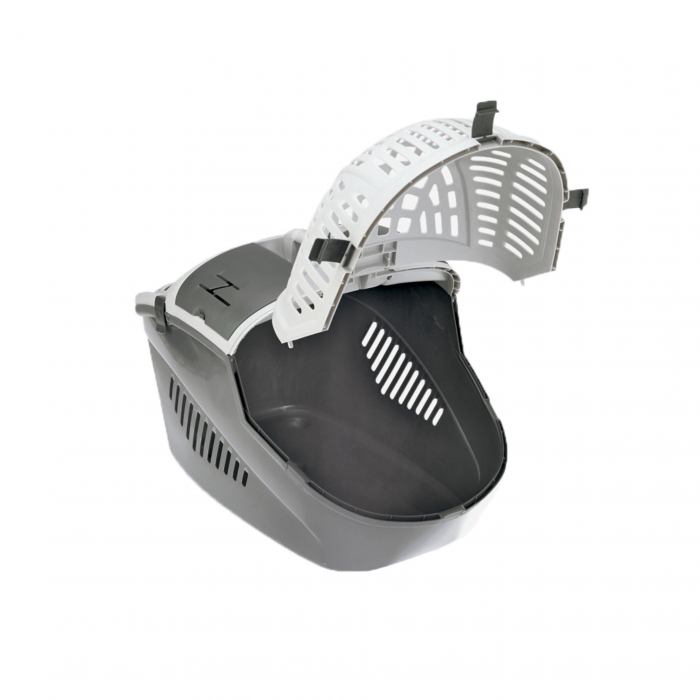 Cusca transport pentru pisici Avior MPS, 57,5×39,5×40,5h cm, gri [2]