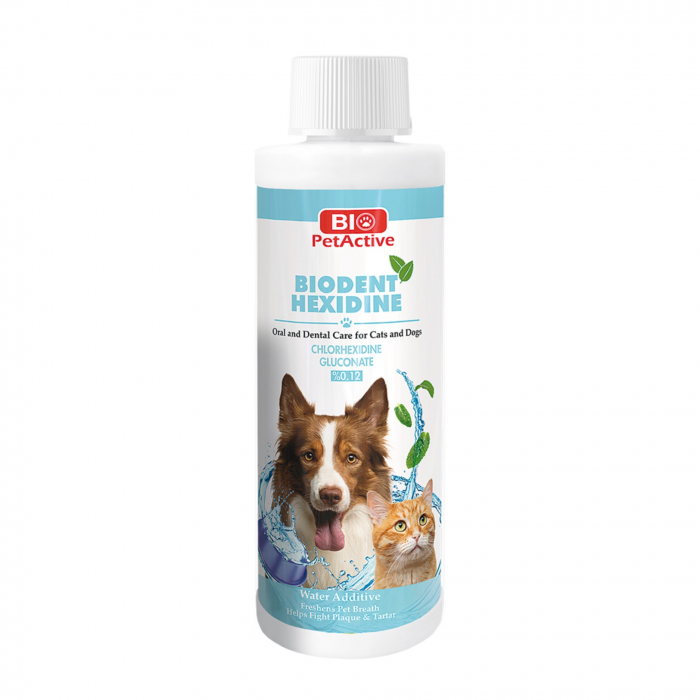Bio PetActive Biodent Hexidine Ingrijire orala si dentara pentru caini si pisici 50 ml [1]