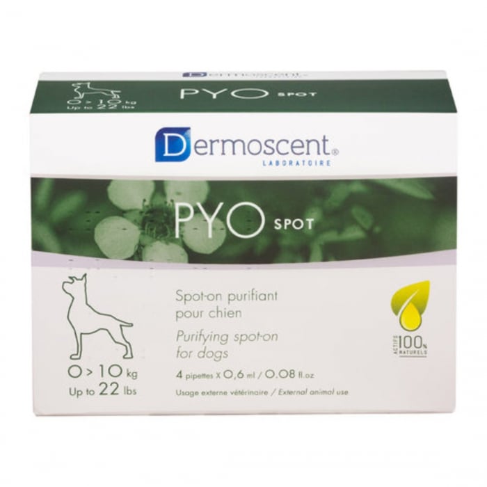 Dermoscent Pyo Spot Caine 0-10kg – 4 Pipete