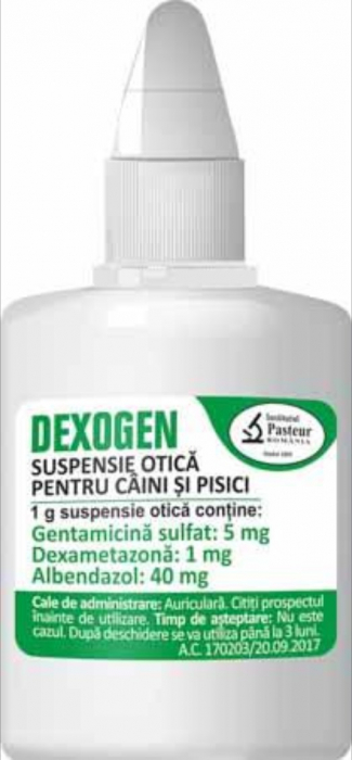 Dexogen Suspensie Otica 20 Ml