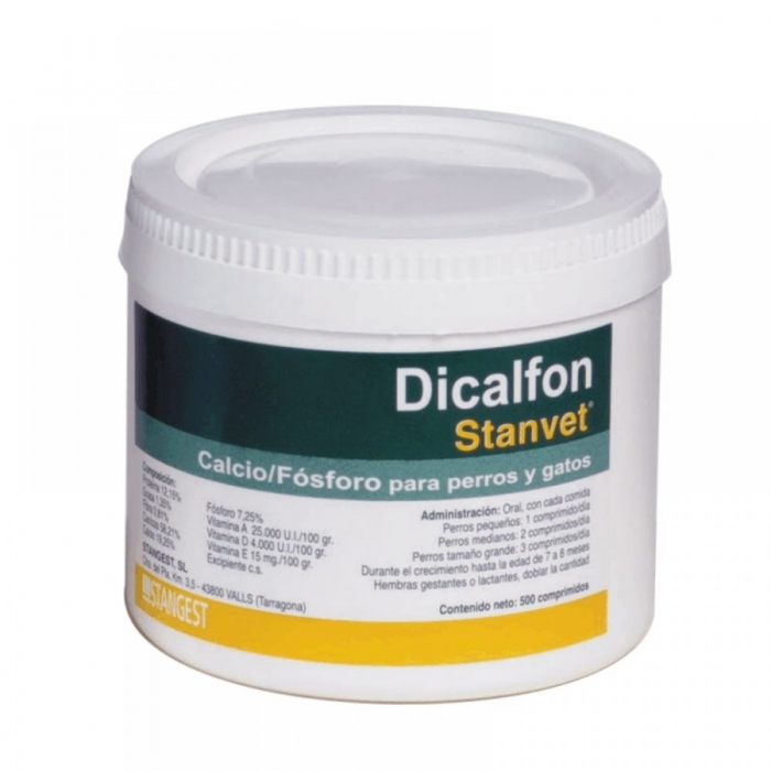 Dicalfon, Stangest, Calciu Si Fosfor – 500 Tablete