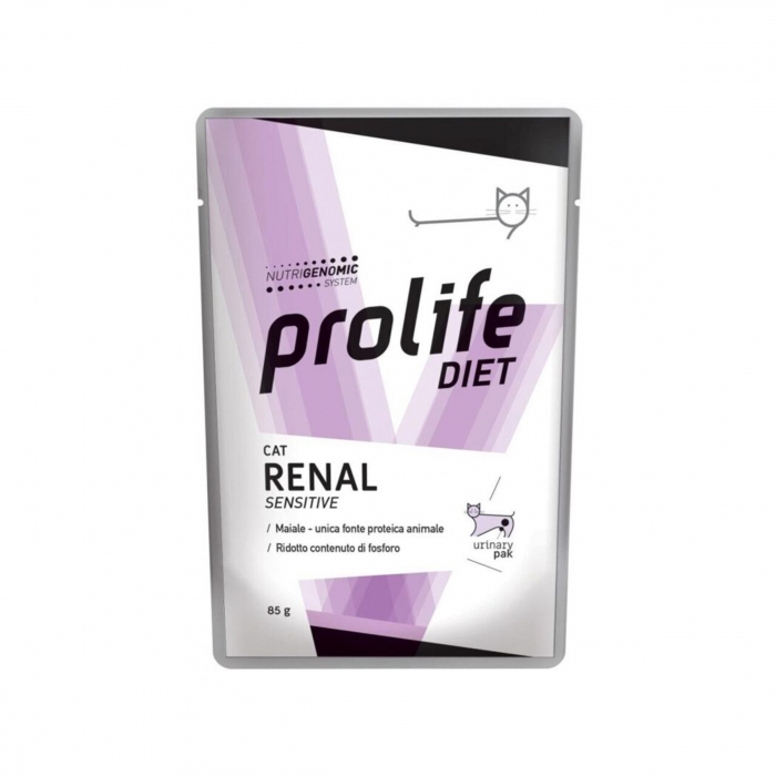 Dieta veterinara umeda prolife renal sensitive pentru pisici plic 85g