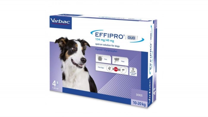 Effipro Duo Dog M 134 Mg (10 – 20 Kg), 4 Pipete