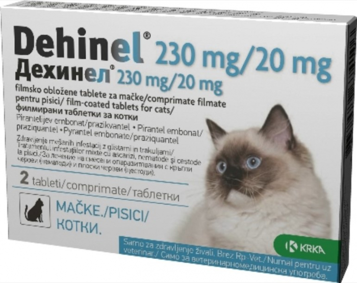 Dehinel cat, antiparazitar intern pentru pisici - 2 comprimate [1]