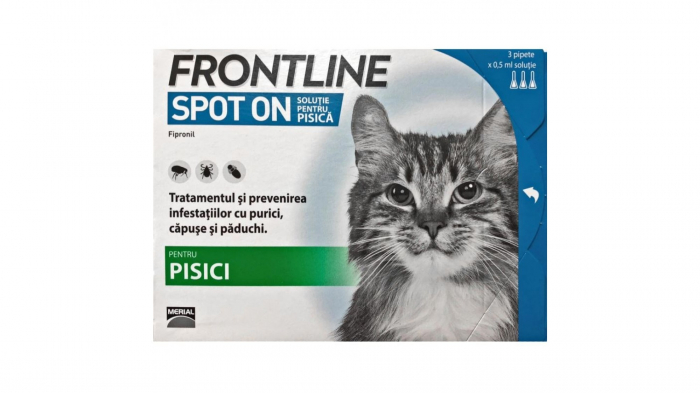 Frontline Spot On Pisica -3 Pipete Antiparazitare [1]