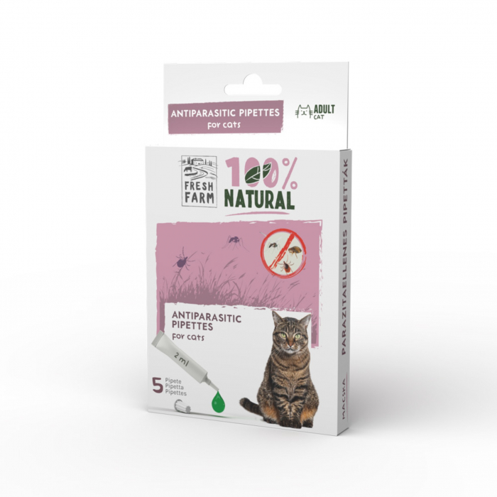 Fresh farm spot on antiparzitar pentru pisici adulte 5x2ml