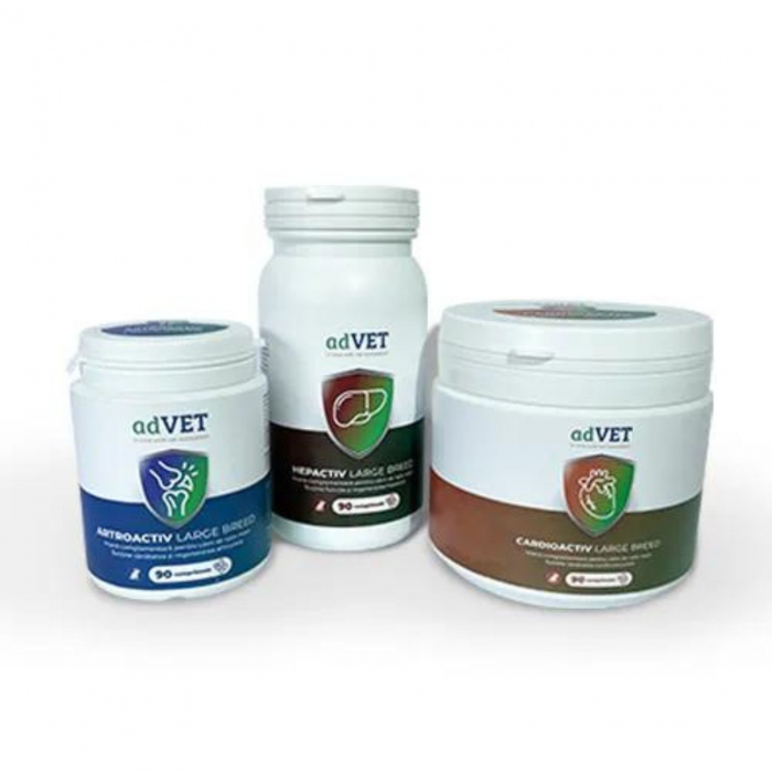 Hepactiv Large Breed - hrana complementara, flacon x 90 comprimate [2]