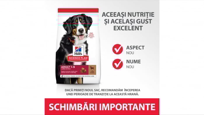 Hill's SP Adult Medium Breed hrana pentru caini cu miel si orez, 2.5 kg [5]