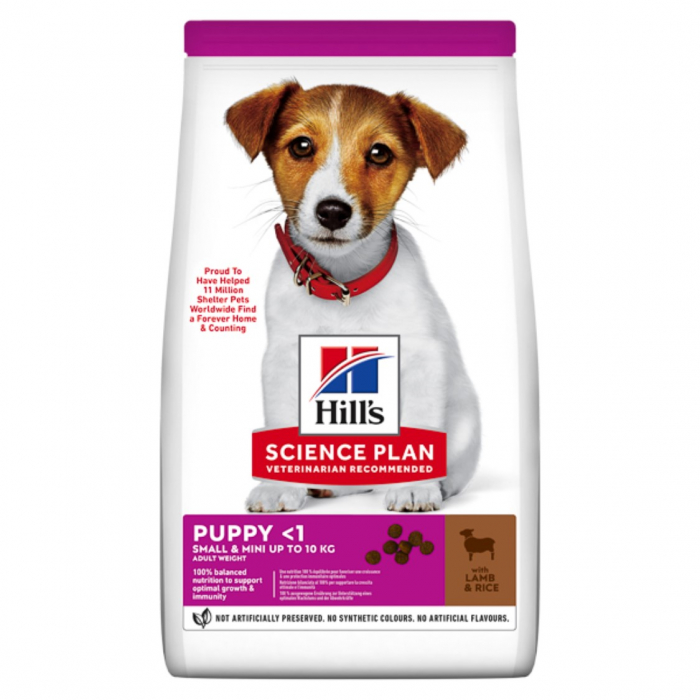 Hill s SP Canine Puppy Small and Mini Lamb and Rice 1.5 kg