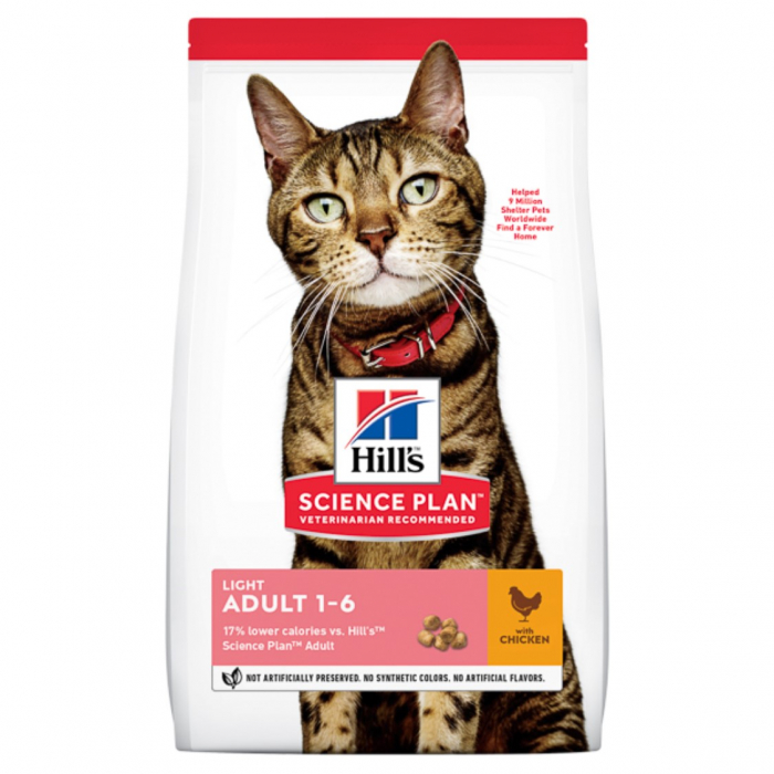 Hill s SP Feline Adult Light Chicken 1.5 kg