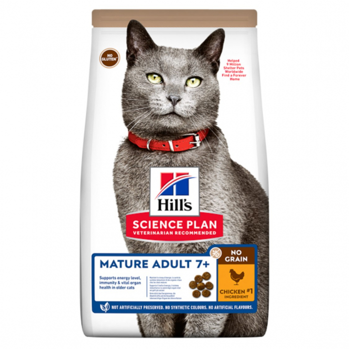 Hill s SP Feline Mature No Grain Chicken 1.5 kg