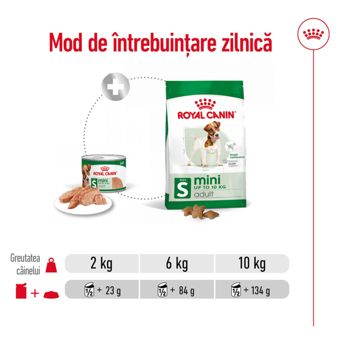 Conserva hrana umeda caini, Royal Canin Mini Adult Loaf, 195G [6]