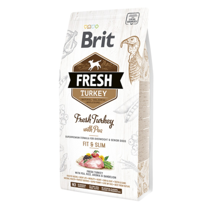 Hrana uscata pentru caini, Brit Fresh Turkey and Pea Light Fit and Slim 2.5 kg [1]