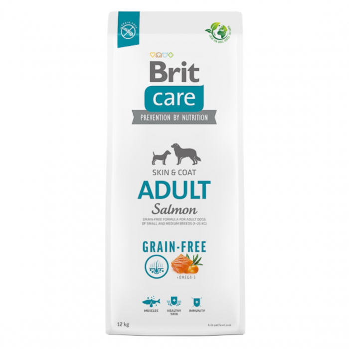 Brit Care Grain Free Dog Adult cu somon si cartofi 12 kg [2]
