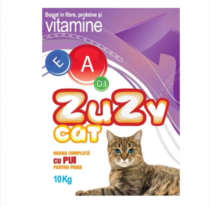 Hrana uscata pentru pisici adulte Zuzy Cat Pui, 10kg [1]