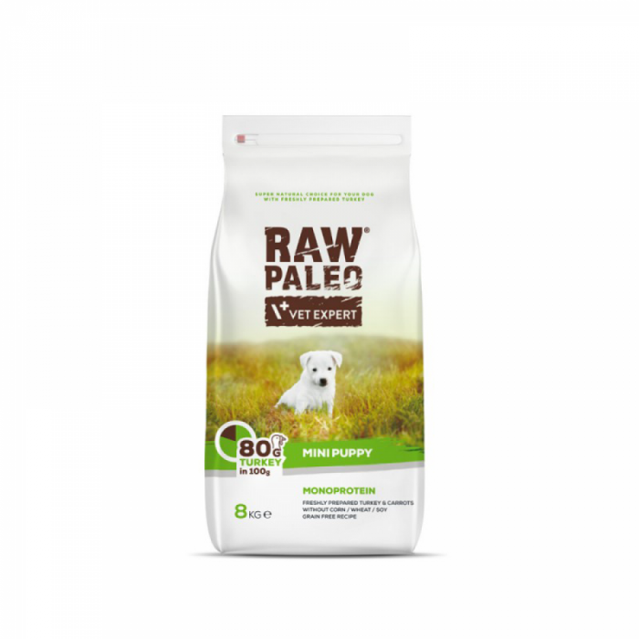 Hrana Uscata, Raw Paleo Mini Puppy Curcan - 8 kg [1]