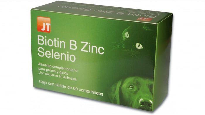 JT BIOTIN. B. ZINC. SELENIU pentru caini si pisici - 60 Tablete [1]