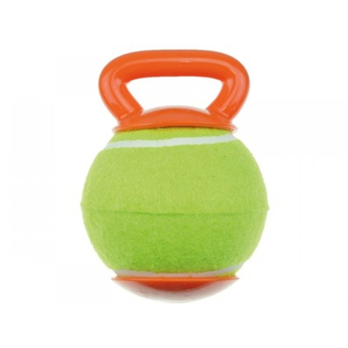 Jucarie pentru caini BAGGY Ball M-PETS, orange  verde, 18,4x12,7x12,7 cm