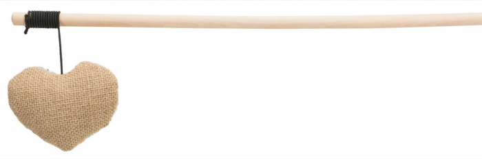Jucarie pentru Pisica, Undita cu Inimioara, 35 cm [2]