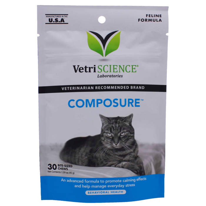 Vetriscience composure calmare in conditii de stres la pisici, 30 tablete