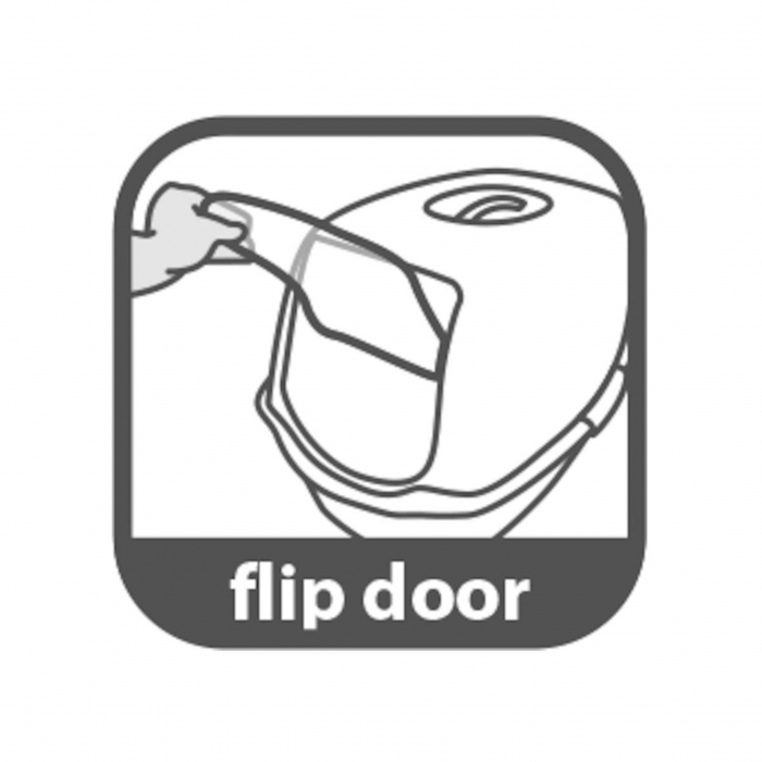 Litiera pentru pisici flamingo lexie l Grey 39x56x39.5(h)cm [3]