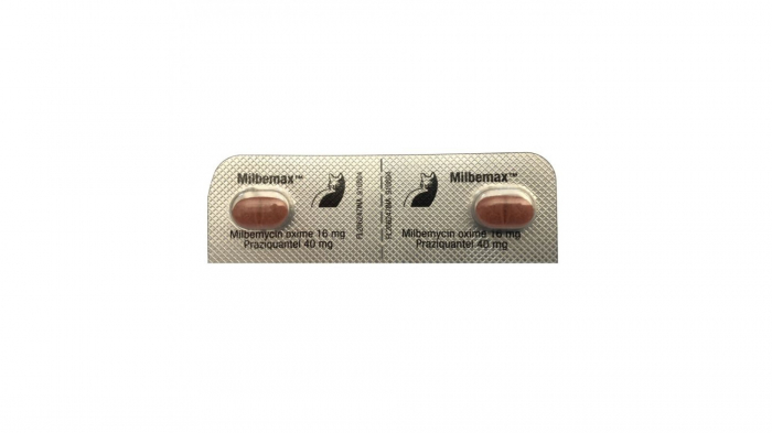 Milbemax Cat 16 / 40 mg (2 - 8 kg), 50 tablete [2]