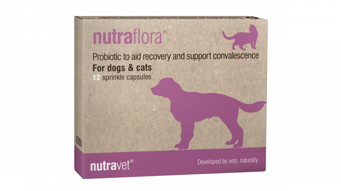 NUTRAVET NUTRAFLORA pentru caini si pisici, 12 comprimate [1]