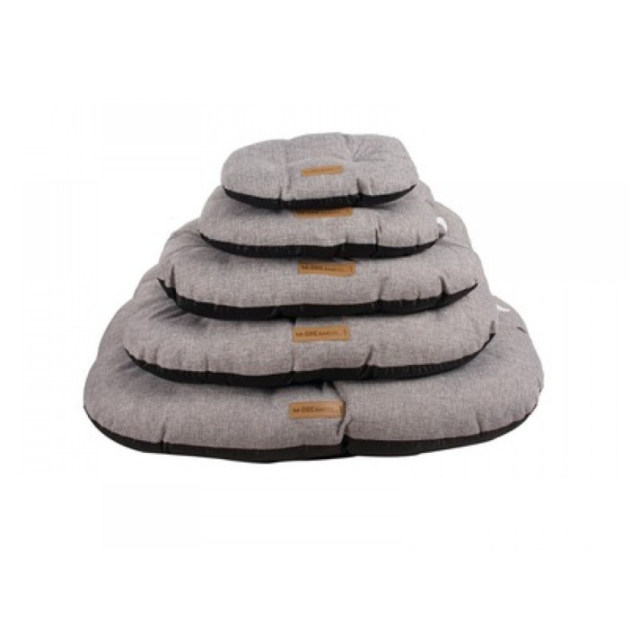 OLERON- Perna ovala pentru caini, gri- L 80x60x12 cm